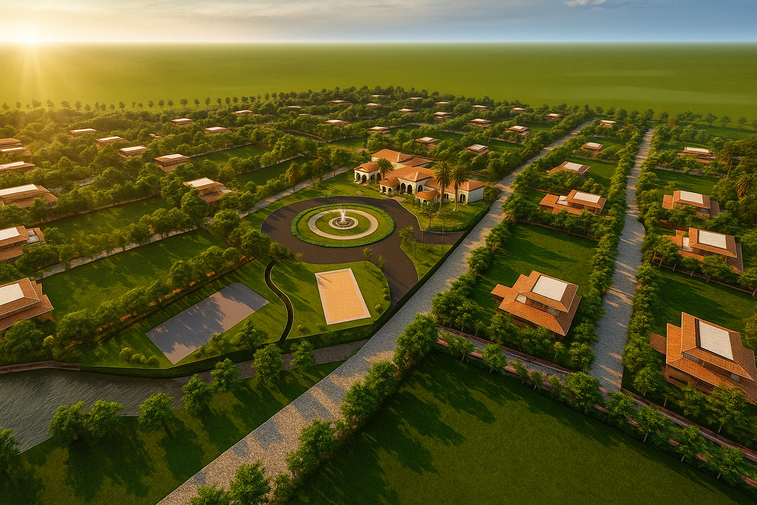 Farmora Master Plan Alternate View - Detailed Layout