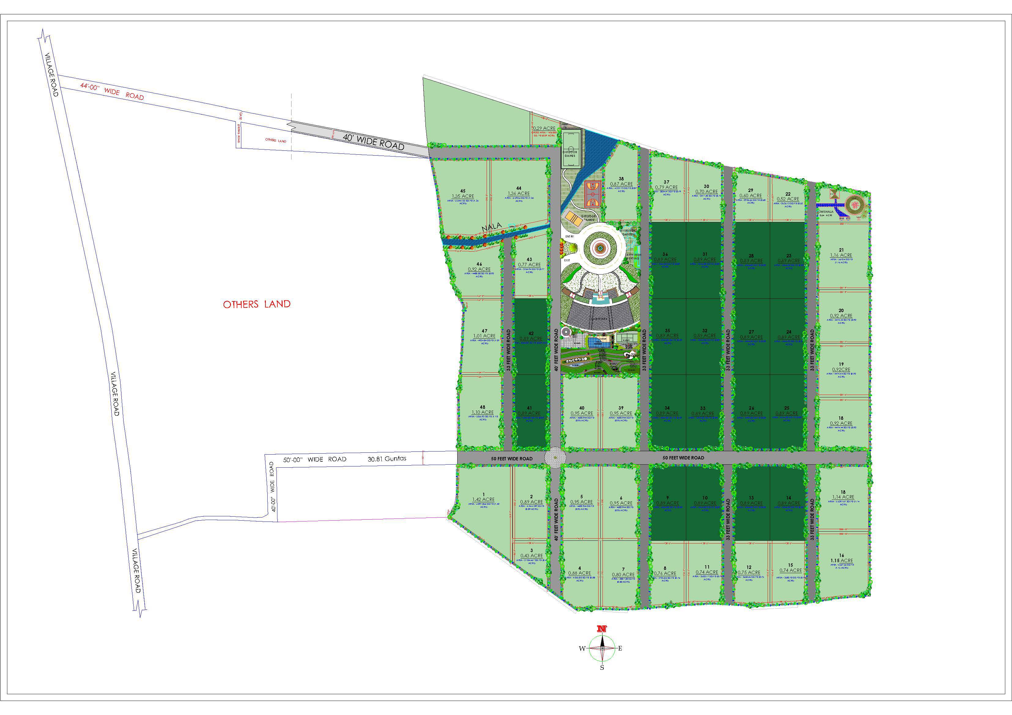 Farmora Master Plan - Premium Layout Design
