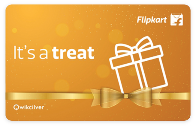 Flipkart gift card design