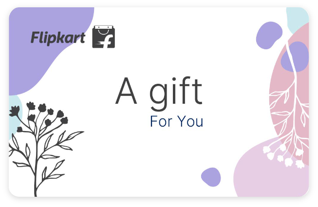 Flipkart gift card design